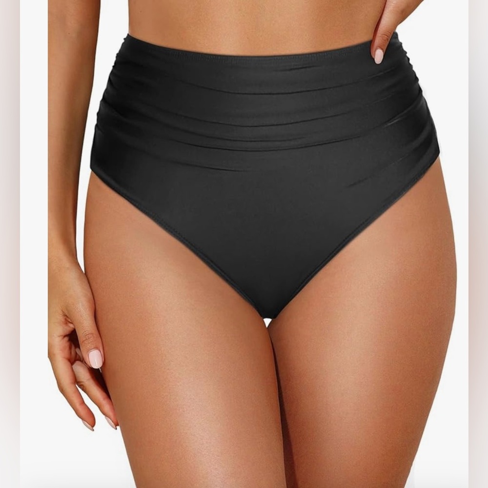 Women’s High Waisted Bikini Bottom with Tummy Control Size M and Size L NWOT